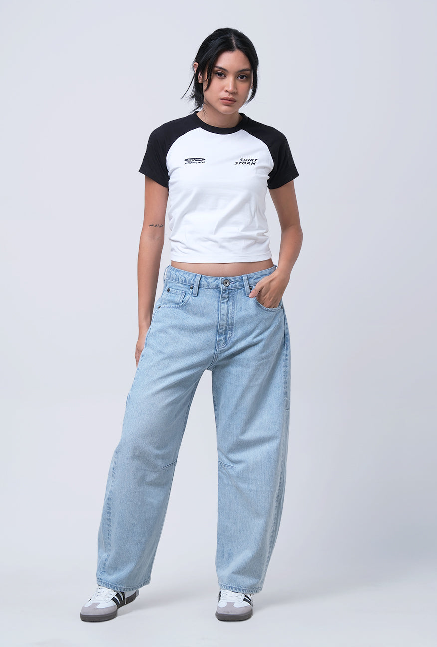 Jeans Barrel Sora Light Blue