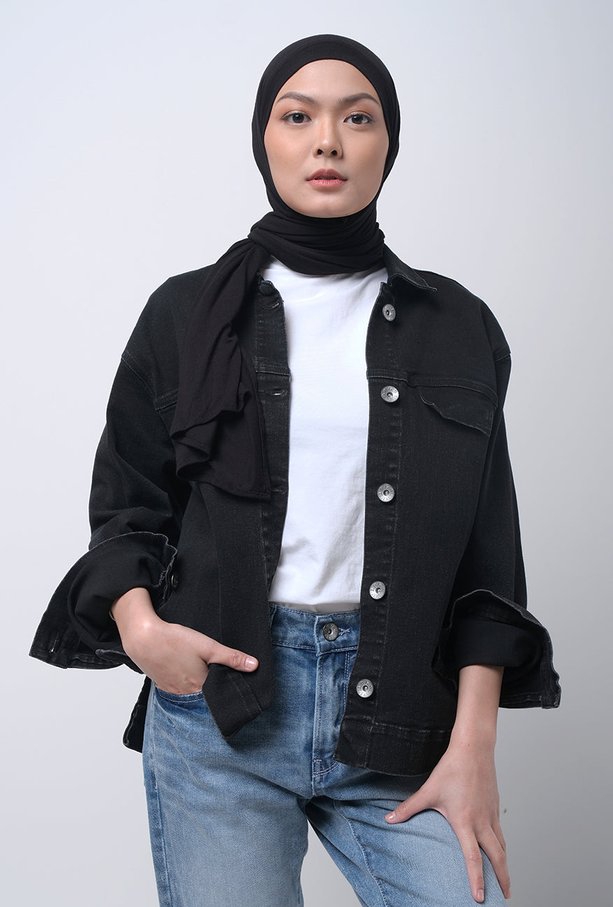 Jaket Gabriella Black Grey