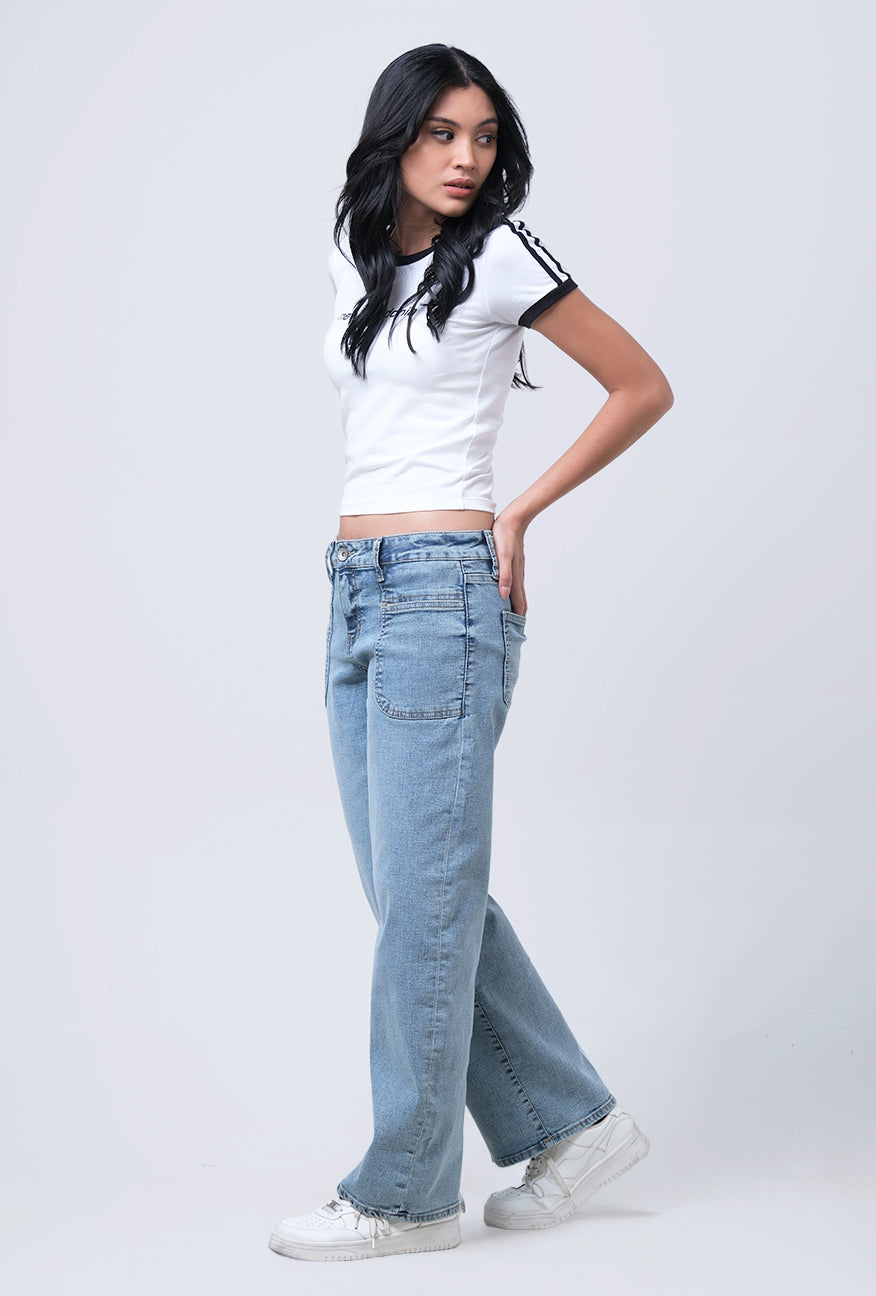 Baby Tee Veja Offwhite