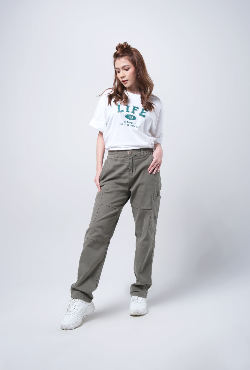 Celana Cargo Trisha Army