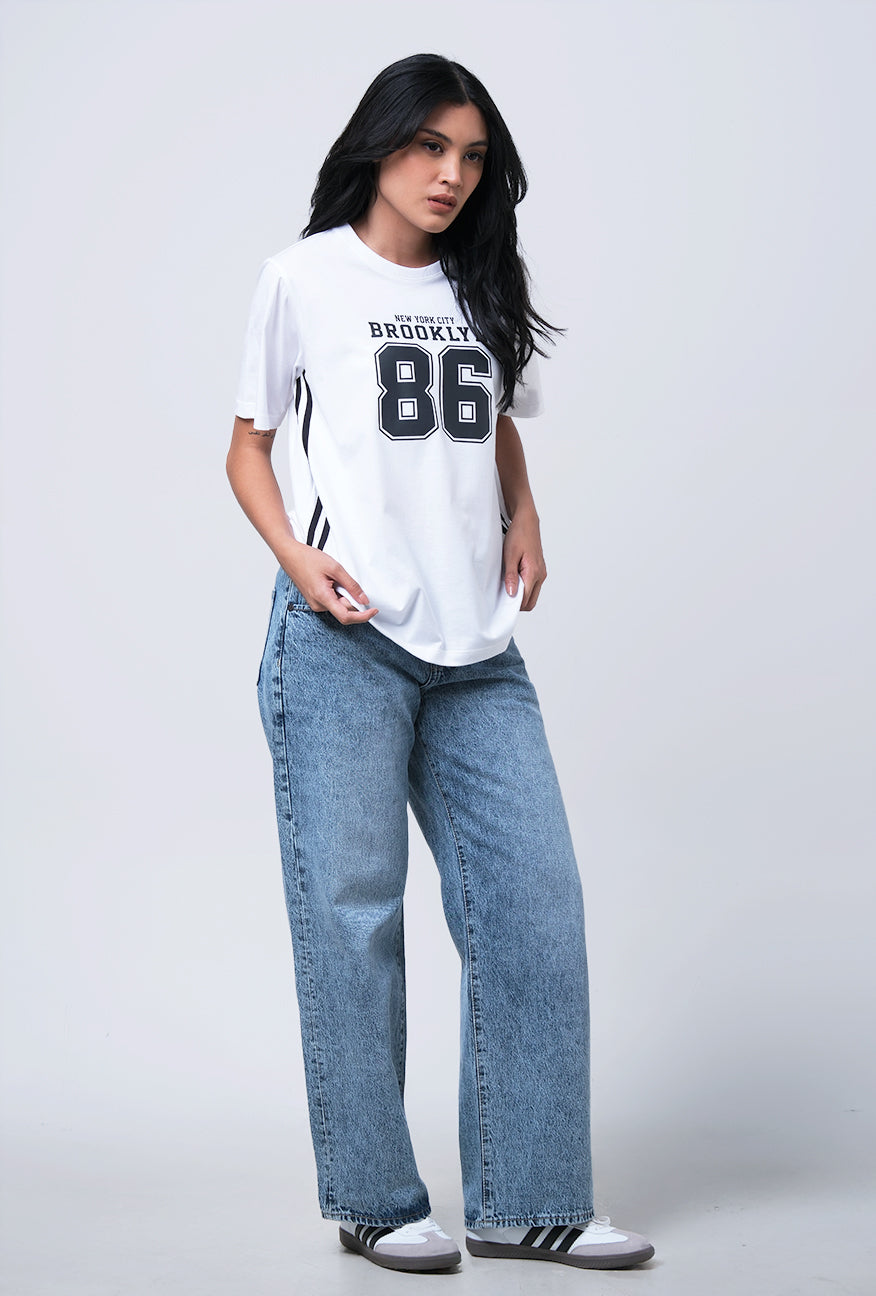 T-Shirt Lengan Pendek Callope Offwhite