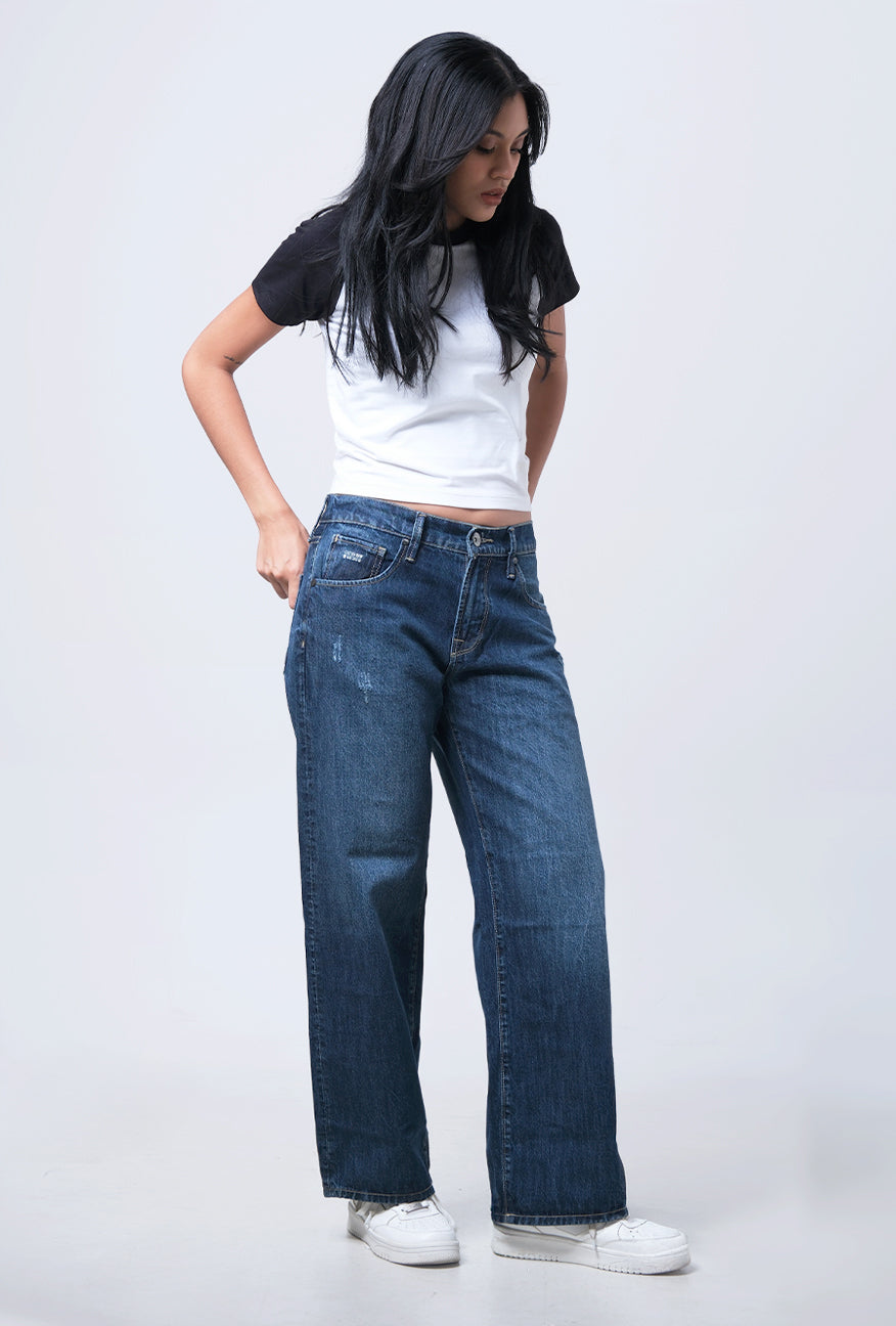 Jeans Loose J8 Series Medium Blue