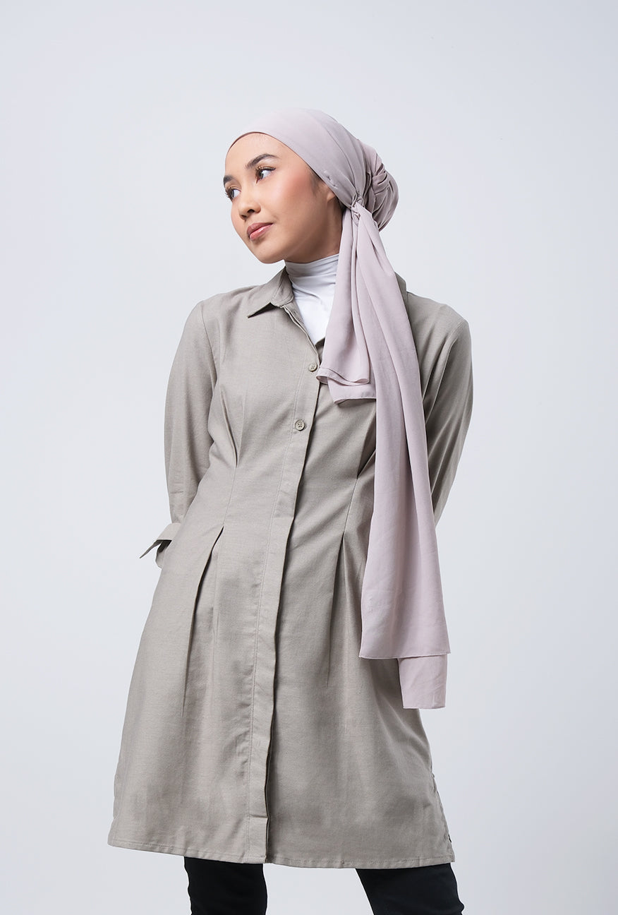 Dress Lengan Panjang Monna Olive