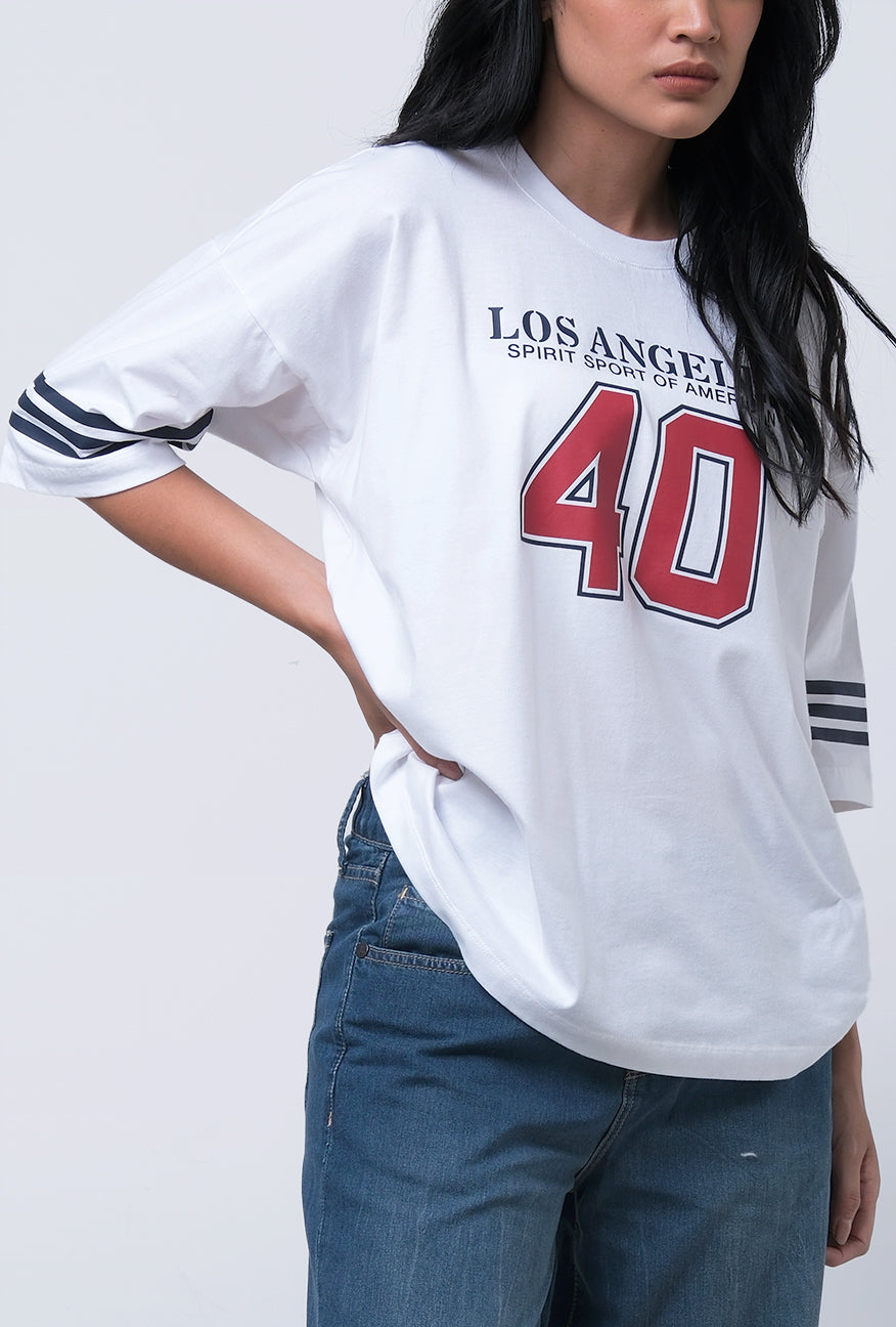 T-Shirt Oversized Nirina Offwhite