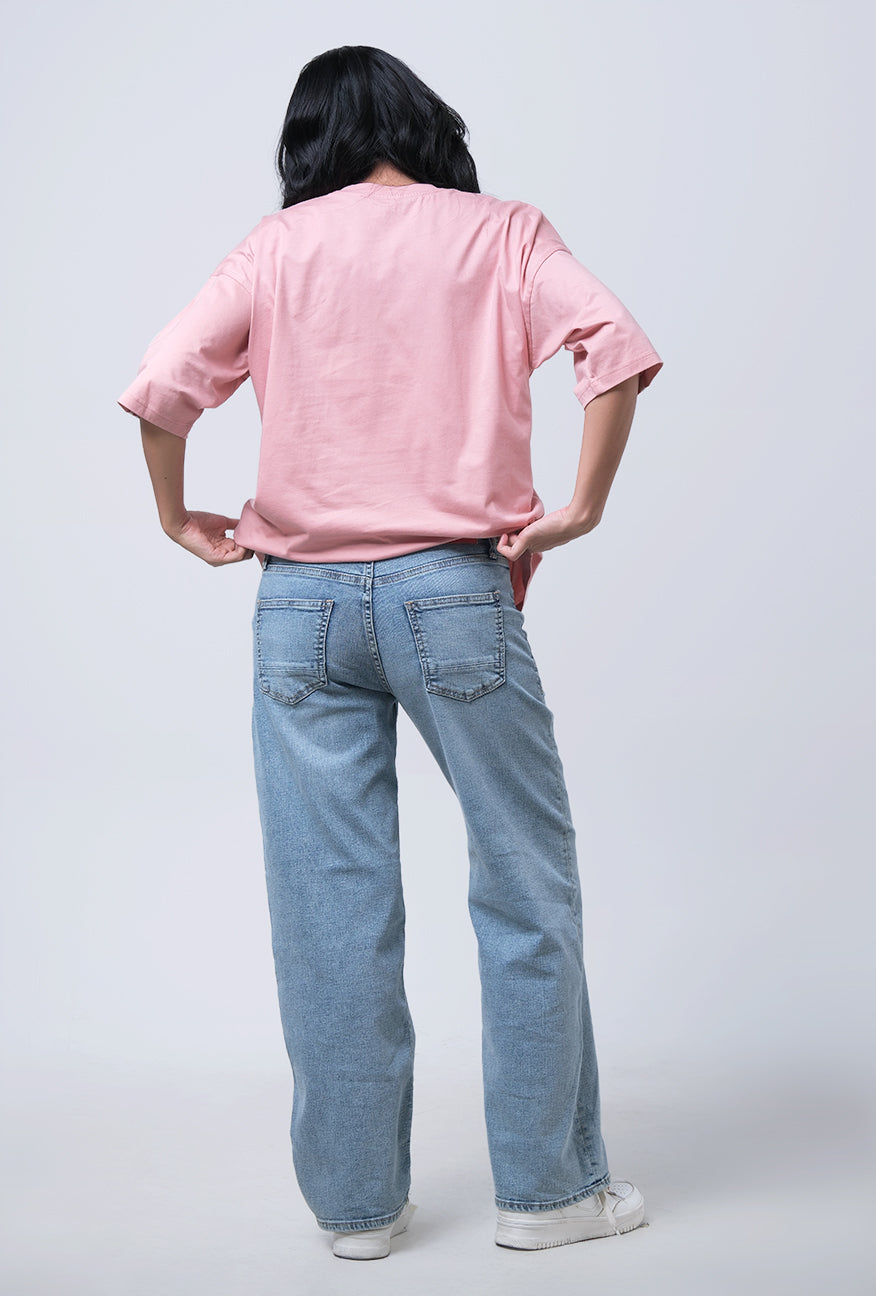 T-Shirt Lengan Pendek Nadlin Pink