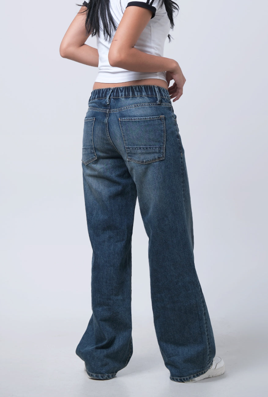 Jeans Loose Fit J7 Series Medium Blue