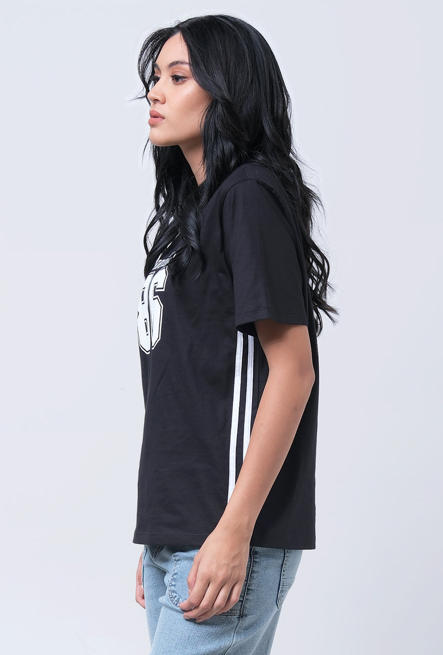 T-Shirt Lengan Pendek Regular Callope Black