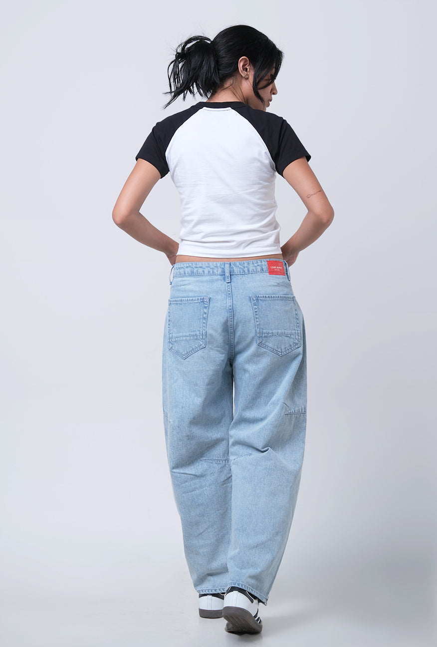 Jeans Barrel Sora Light Blue