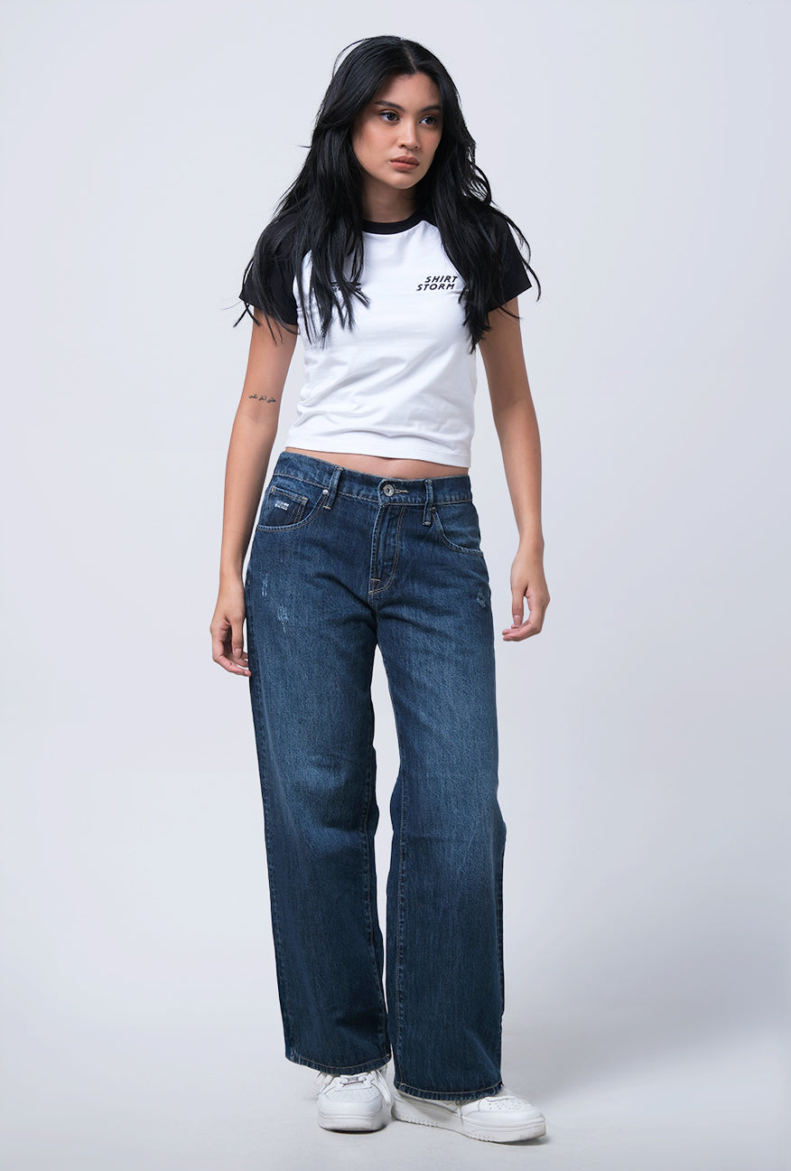 Jeans Loose J8 Series Medium Blue