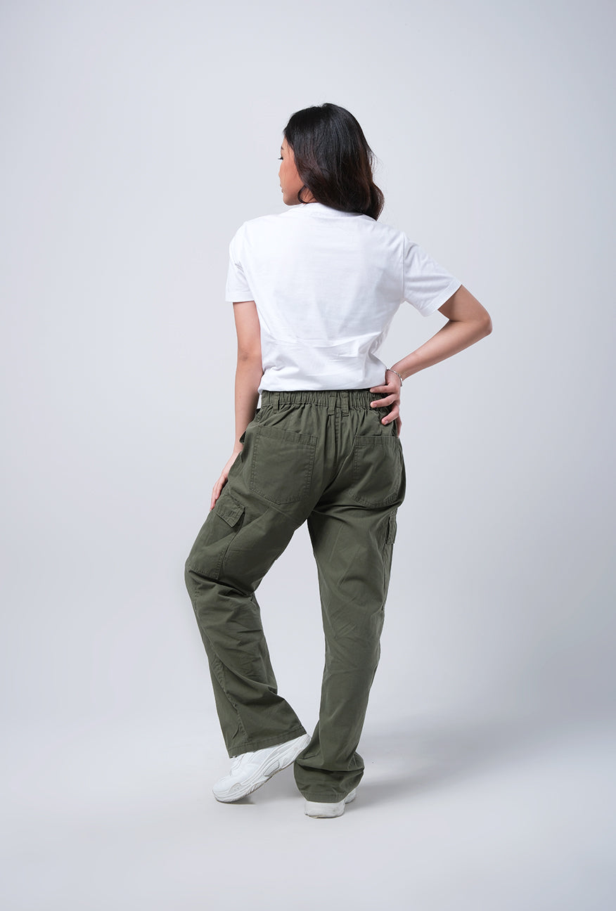 Celana Cargo Misha Olive