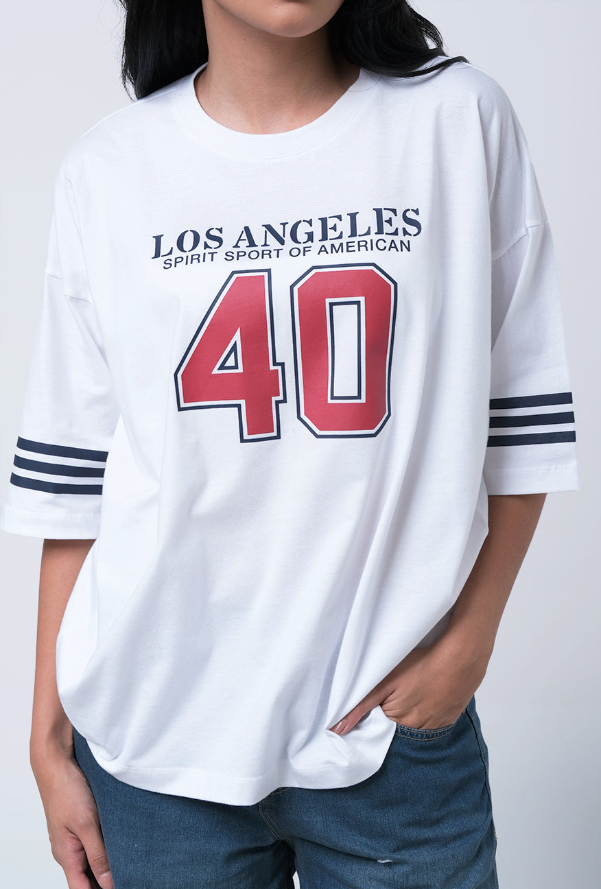 T-Shirt Oversized Nirina Offwhite