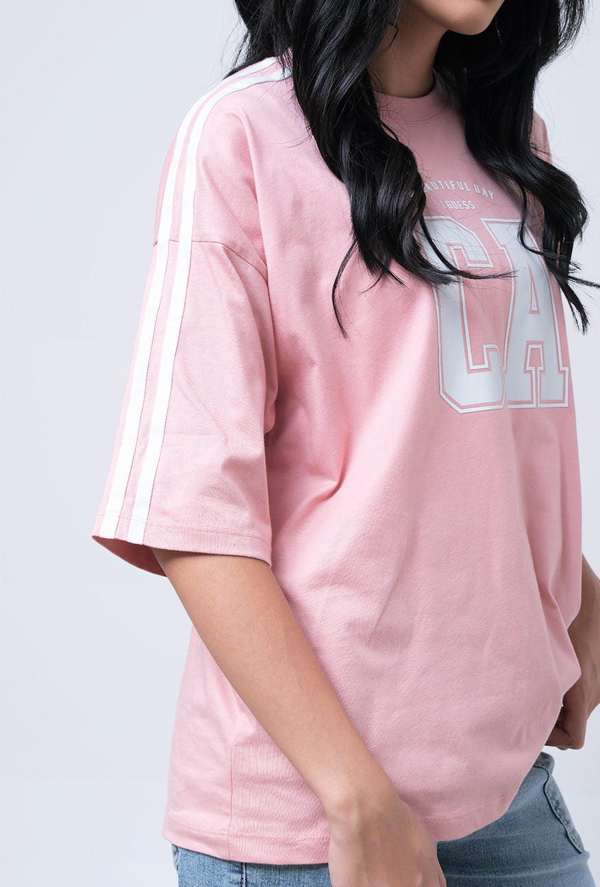 T-Shirt Lengan Pendek Nadlin Pink