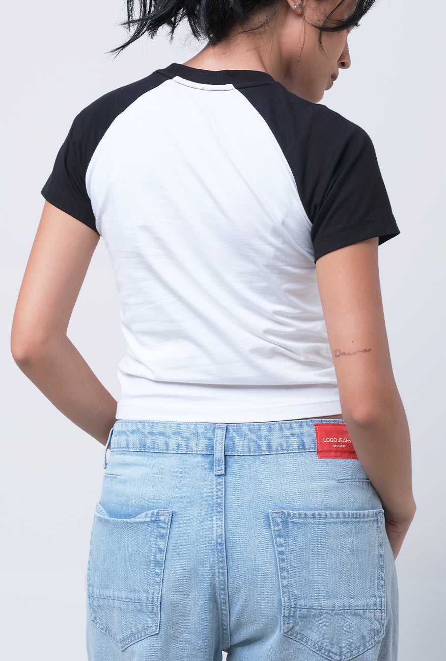 Baby Tee Quila Offwhite Black
