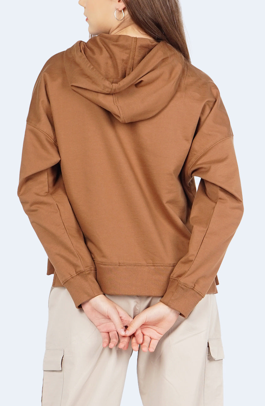Sweater Hoodie Patricia Brown