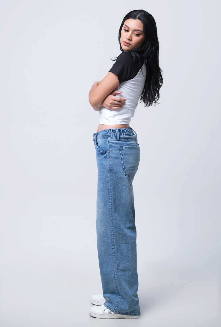 Jeans Loose Fit J7 Series Light Blue