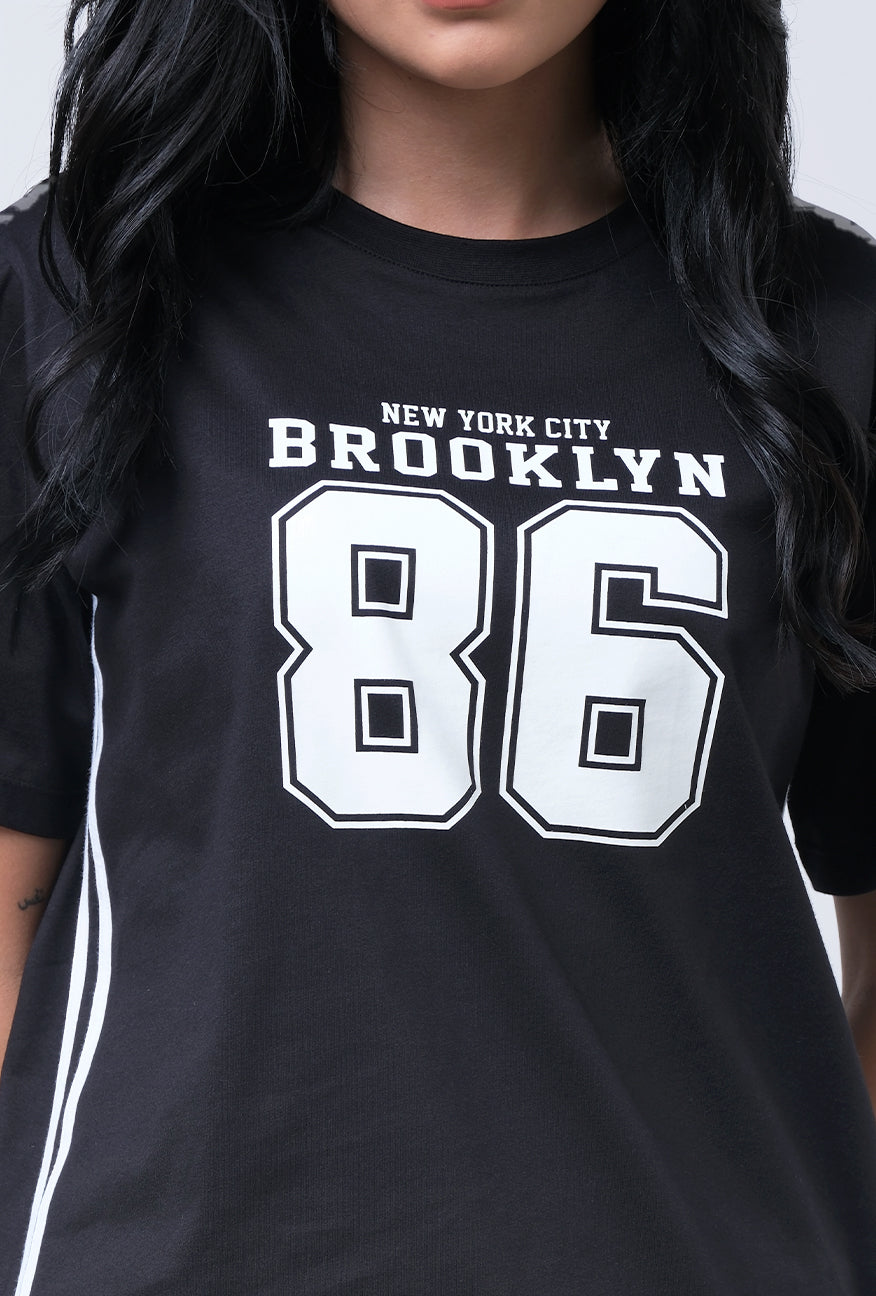 T-Shirt Lengan Pendek Regular Callope Black