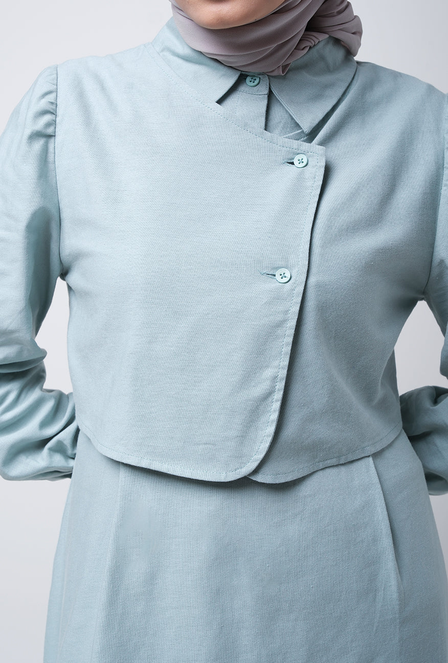 Dress Lengan Panjang Liandra Light Green