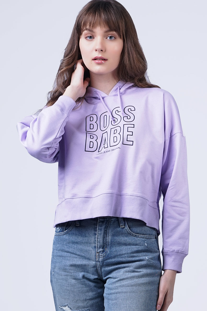 Sweater Hoodie  Ghyan Lilac