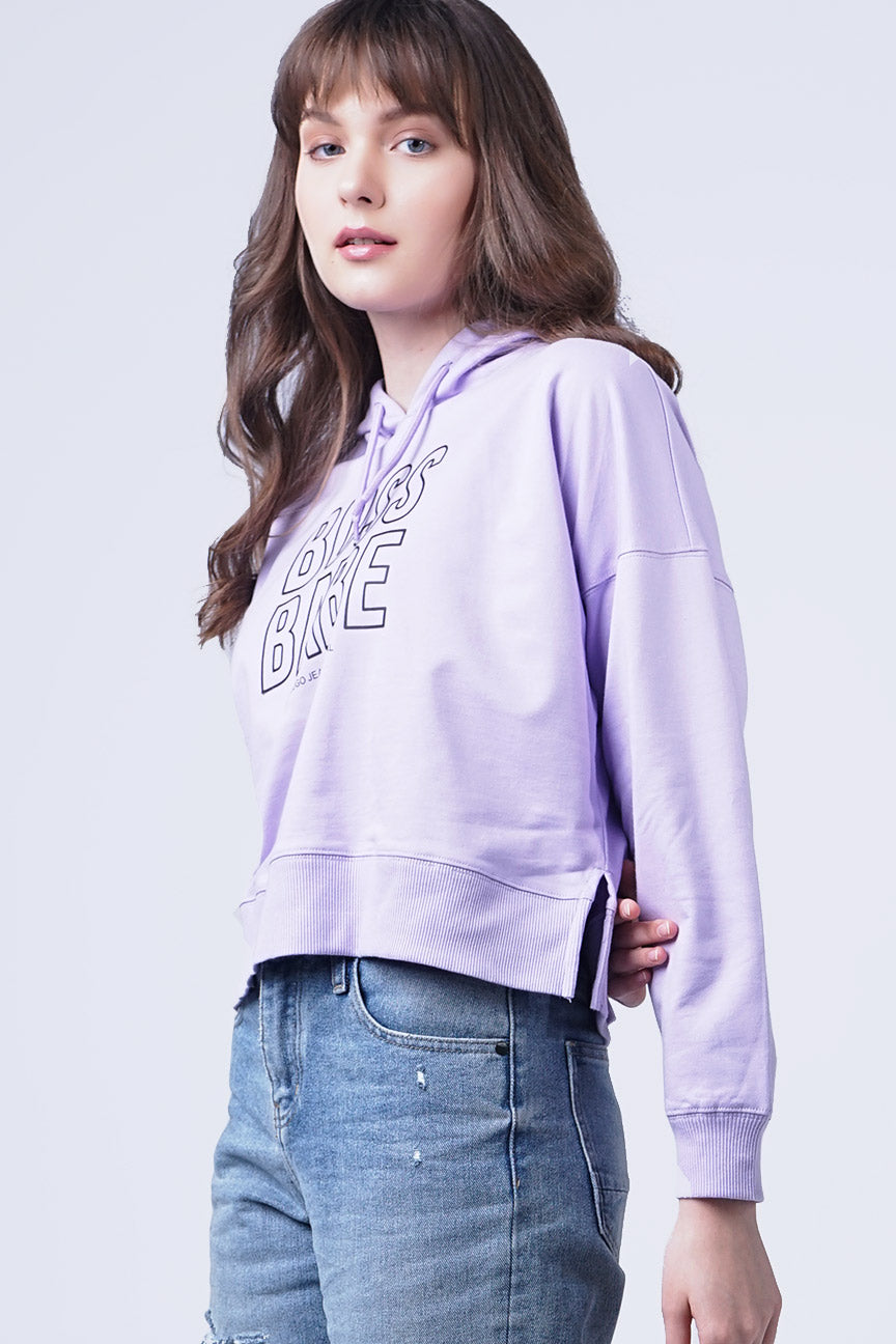 Sweater Hoodie  Ghyan Lilac