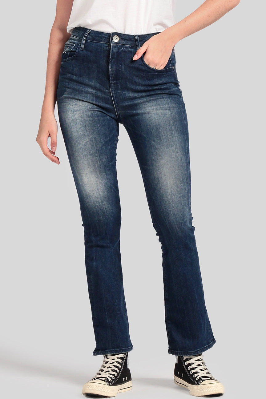 Jeans Bootcut F4 Series Hi-Waist Dark Blue