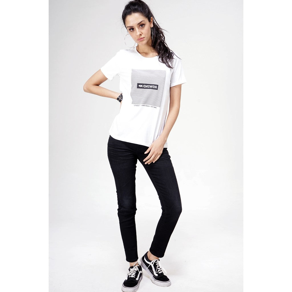 T-shirt Lengan Pendek Bree Offwhite