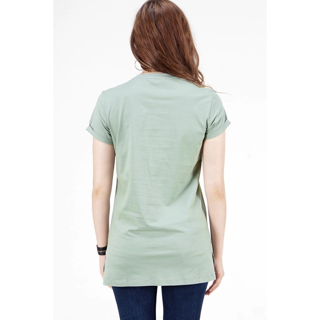T-Shirt Lengan Pendek Fineas Dusty Green