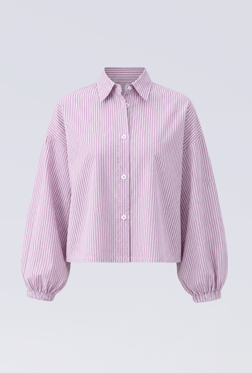 Kemeja Caelina Purple White