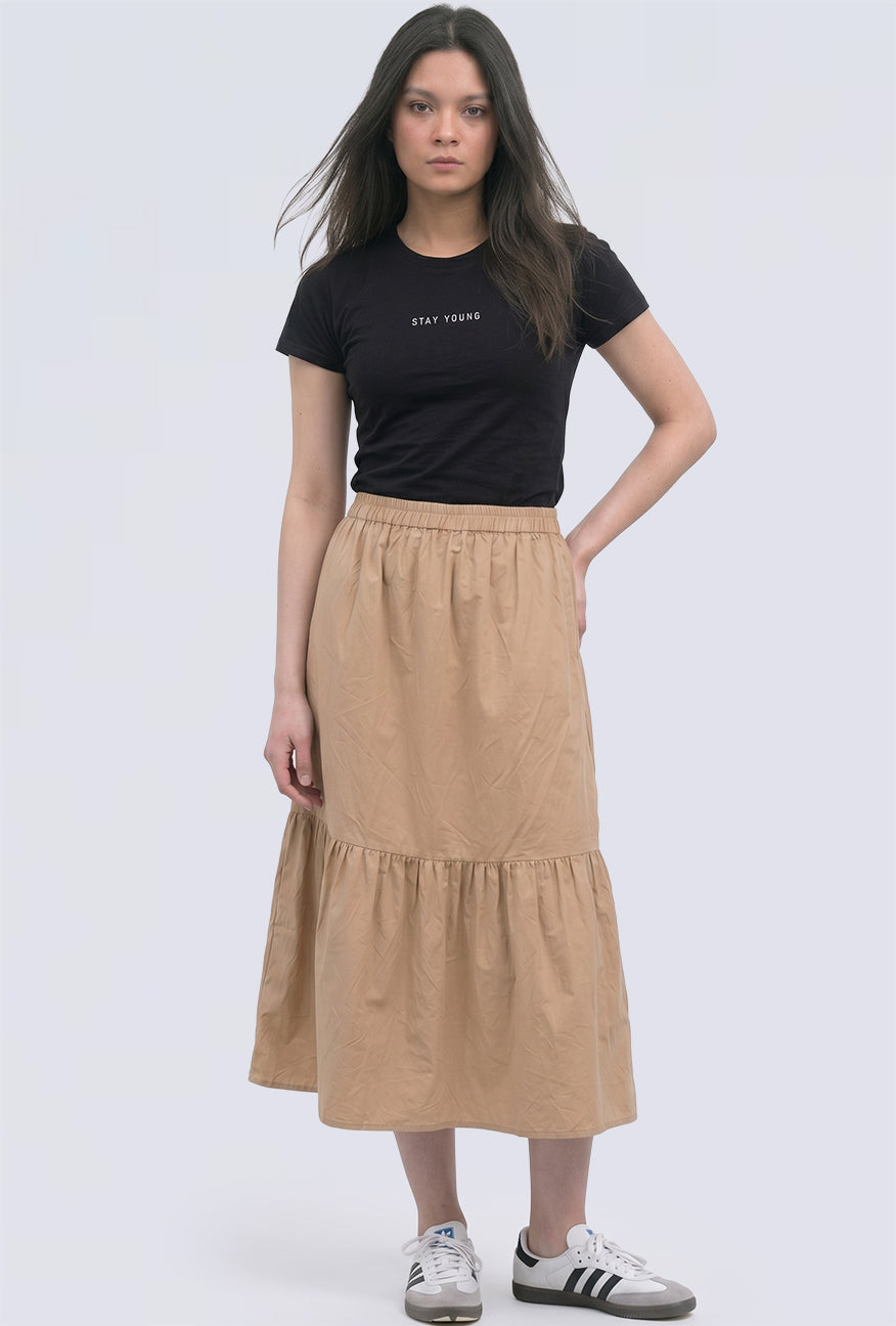 Rok Panjang Aileen Khaki