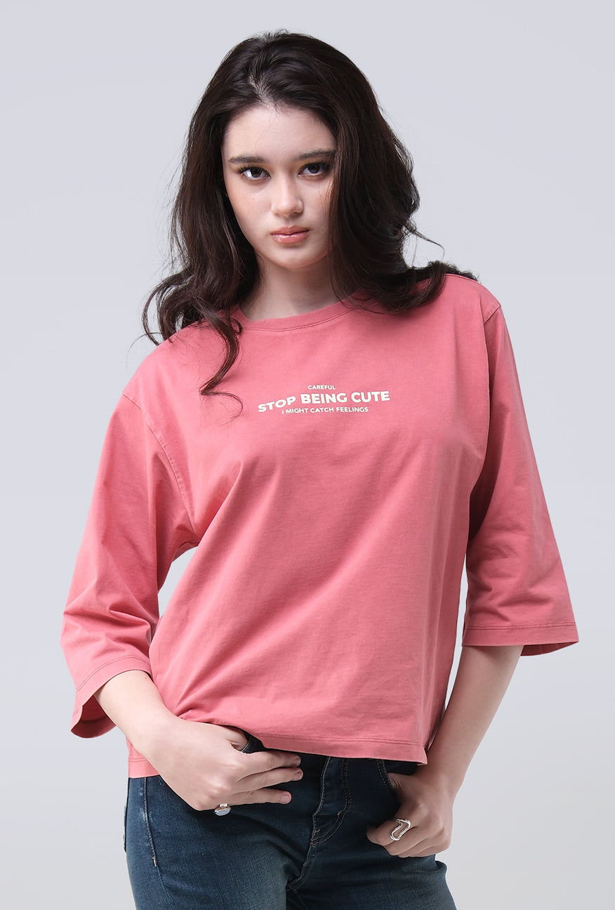 T-Shirt Marinza Rose Dark Pink