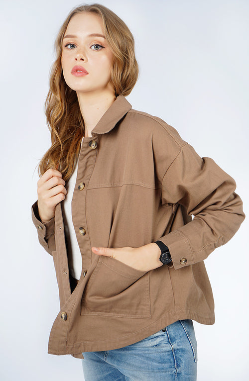 Jaket Zeline Brown