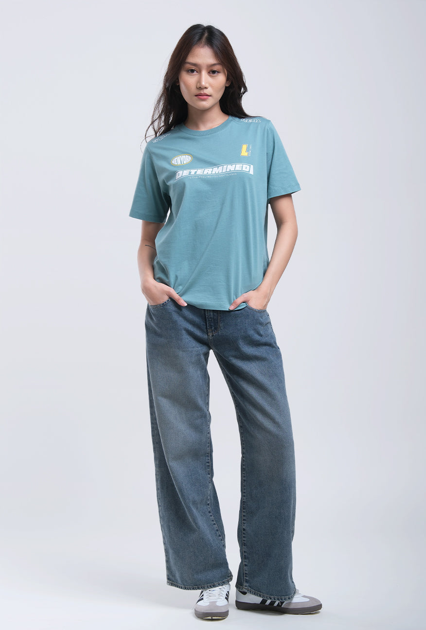 T-Shirt Lengan Pendek Zola Green