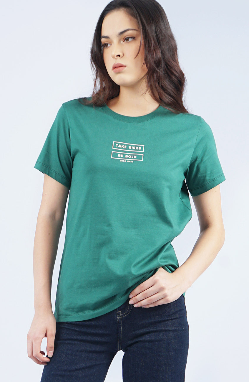 T-Shirt Lengan Pendek Andira Green