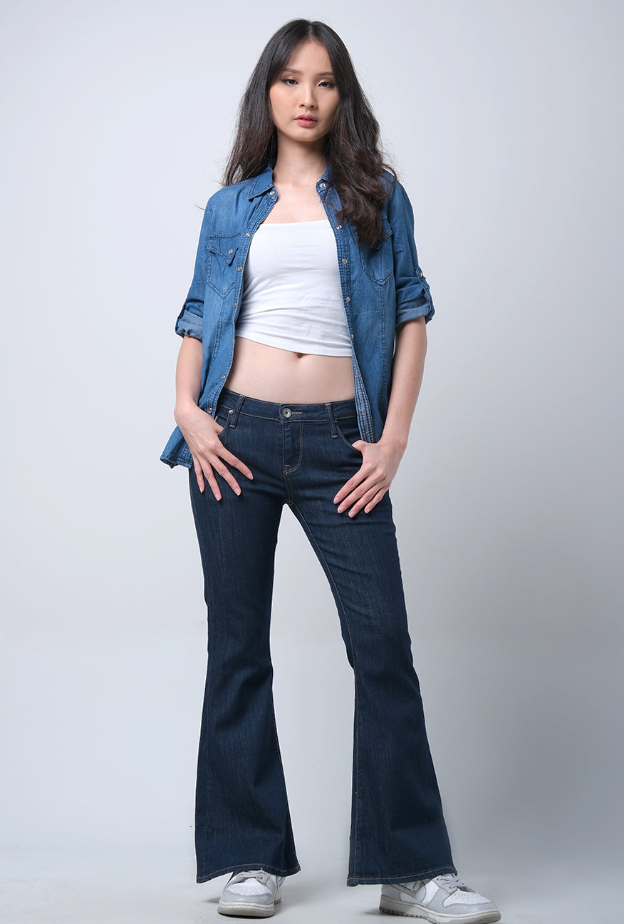 Jeans Flare I1 Series Dark Blue