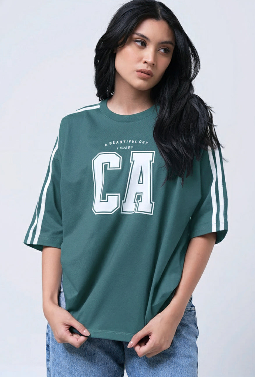 T-Shirt Lengan Pendek Nadlin Green
