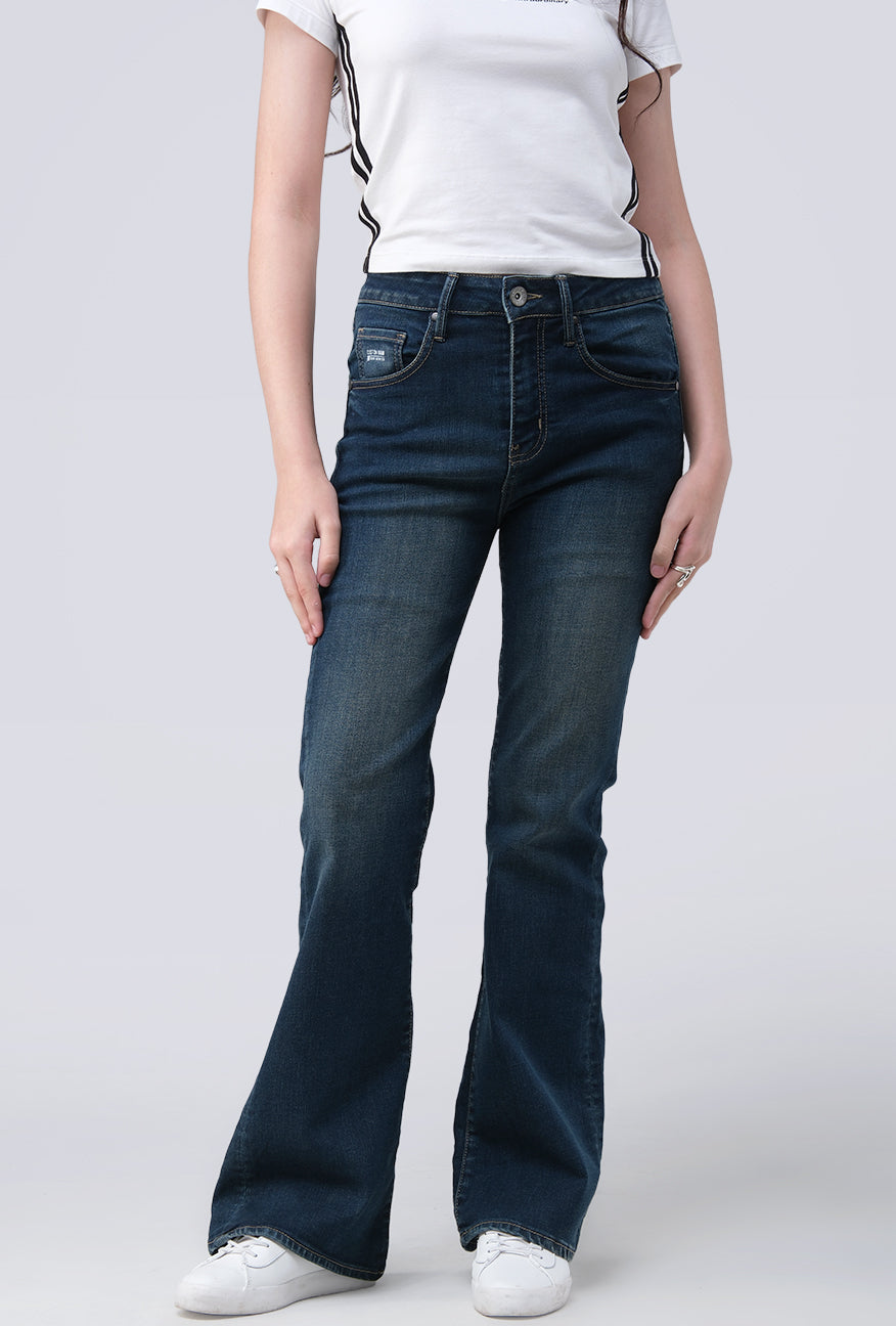Jeans Bootcut Hara Medium Blue