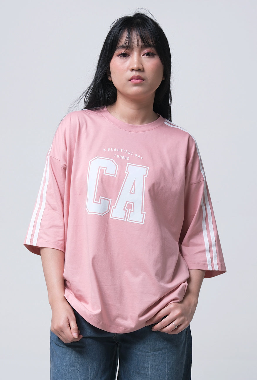 T-Shirt Lengan Pendek Nadlin Pink