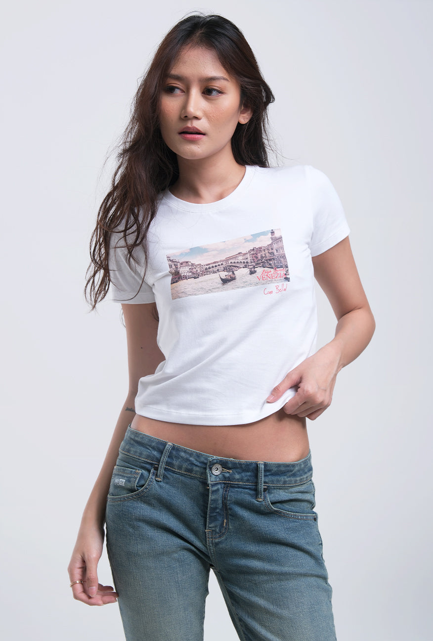 Baby Tee Baleza Offwhite Exclusive  Online