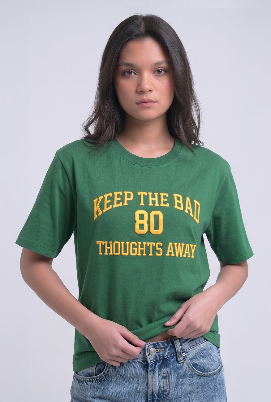 T-Shirt Regular Lengan Pendek Jovanka Green