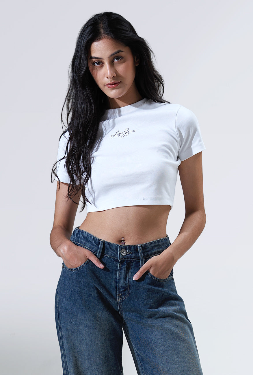 Baby Tee Ruthie White Exclusive Online