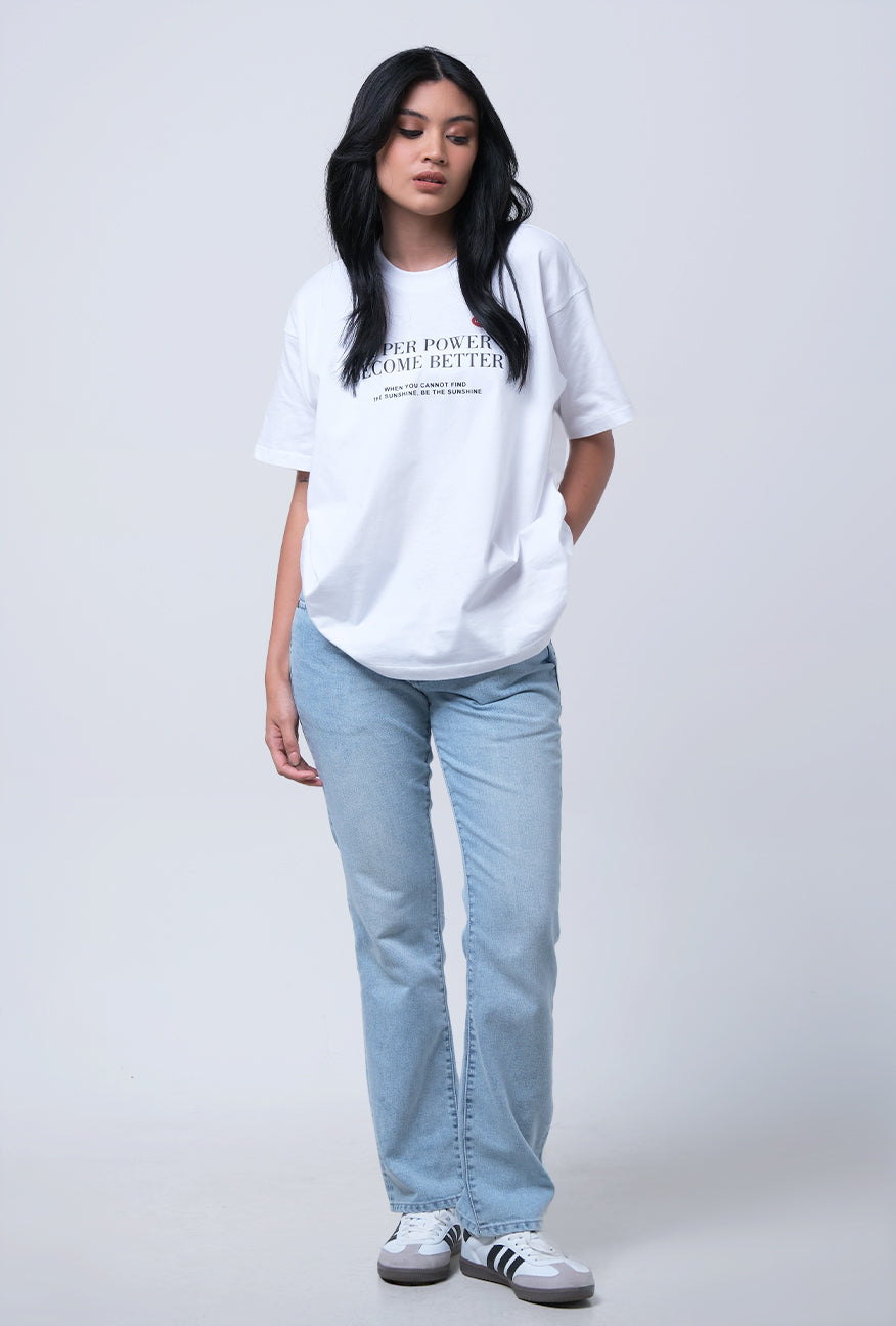 T-Shirt Oversized Xyla Offwhite