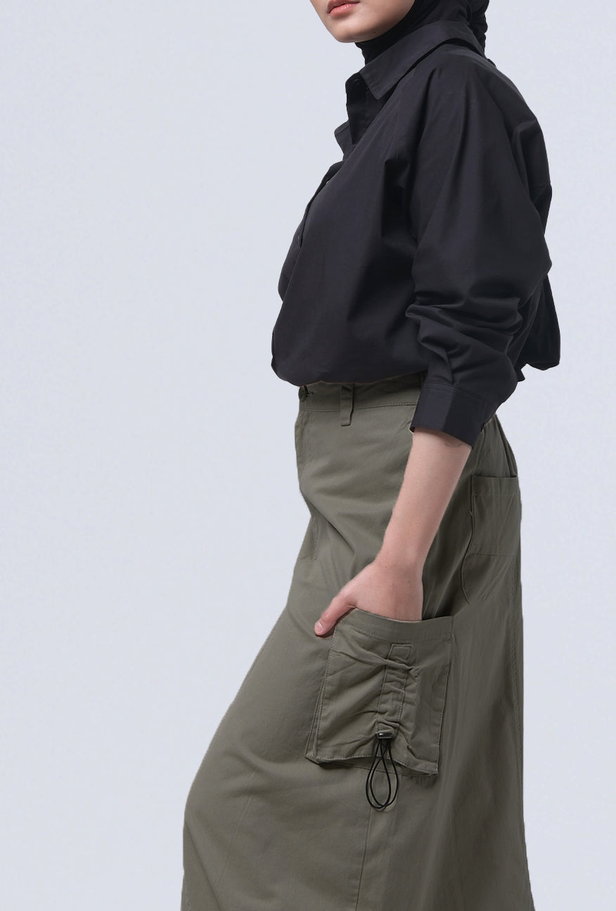 Rok Panjang Jolene Olive