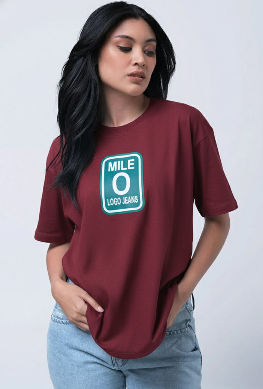 T-Shirt Lengan Pendek Altnea Red Tee