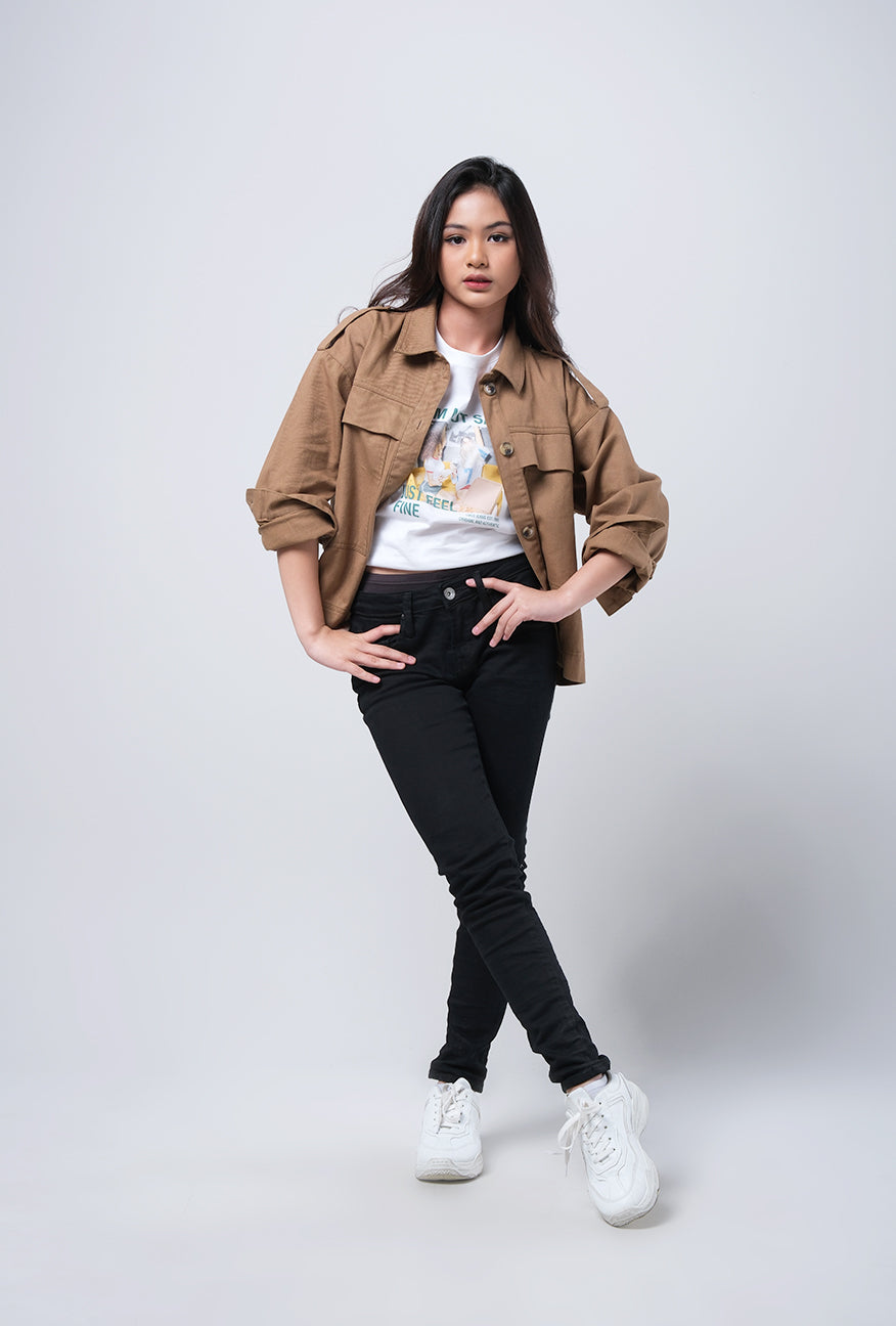Jaket Maya Brown