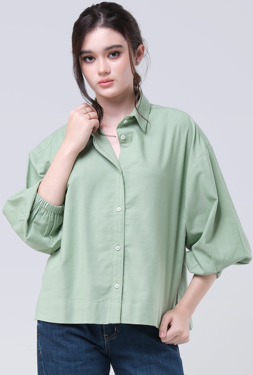 Kemeja Calula Green