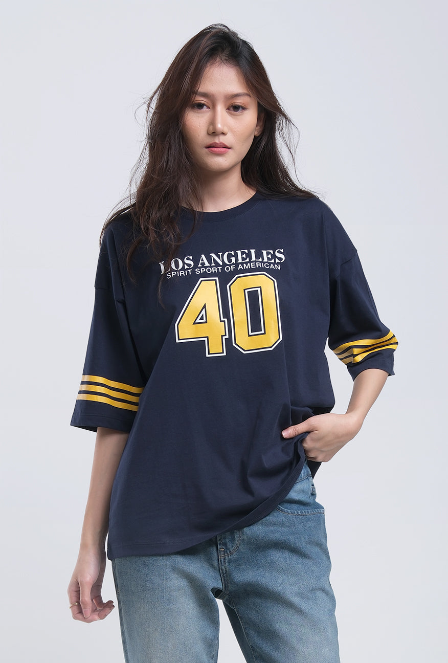 T-Shirt Oversized Nirina Navy
