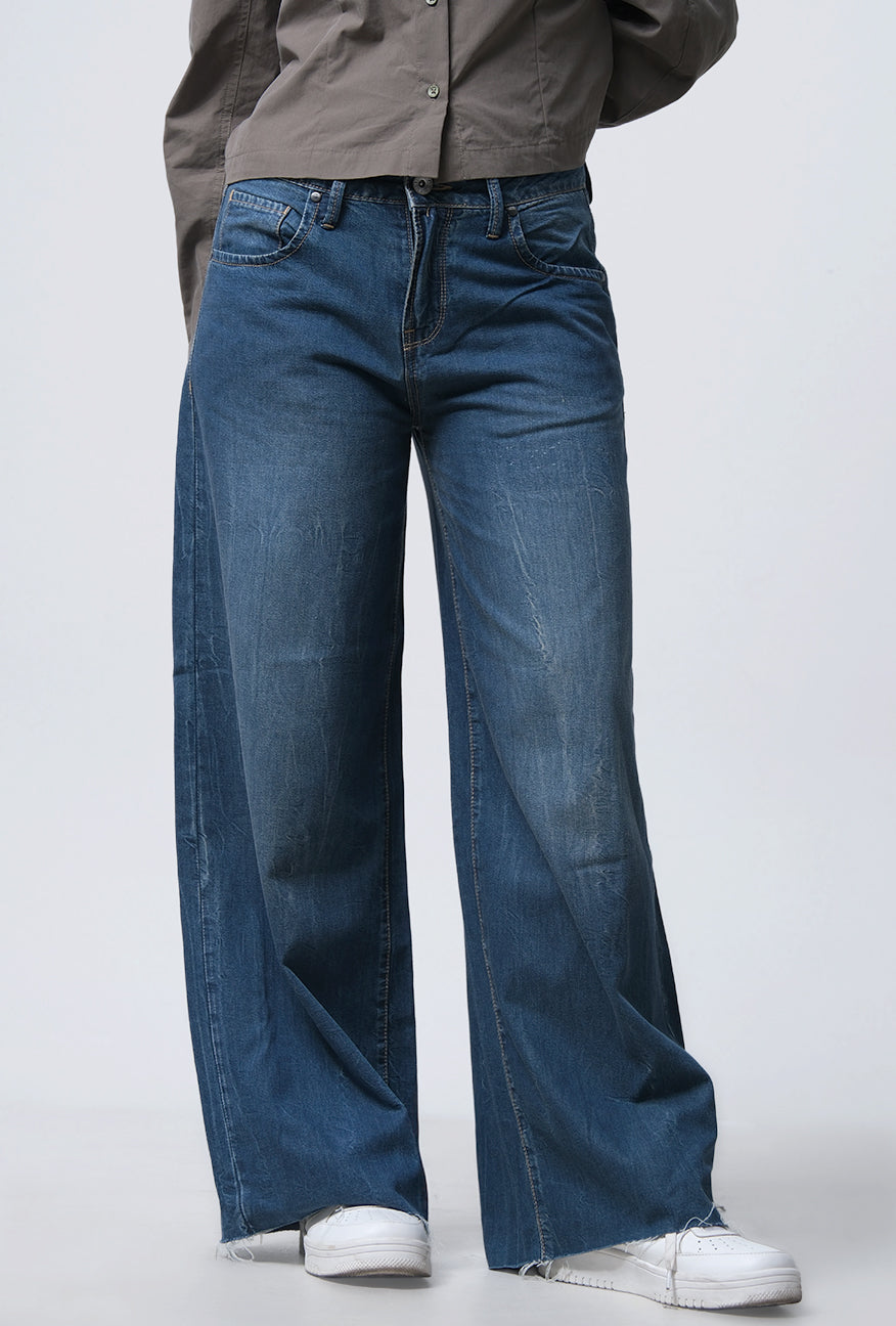 Jeans Loose Camilla Medium Blue Online