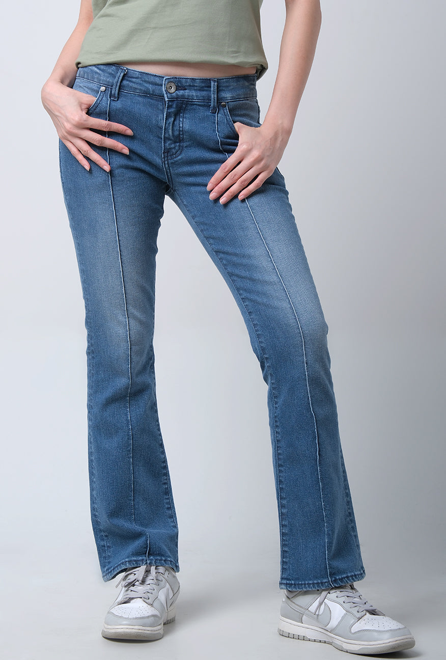 Jeans Bootcut Ovelia Medium Blue