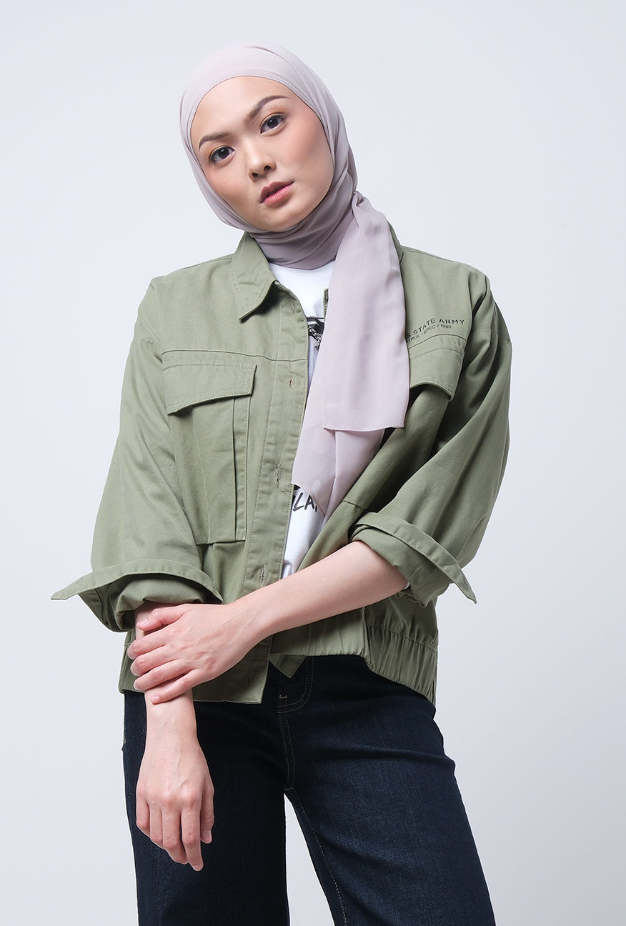 Jaket Faya Dusty Green