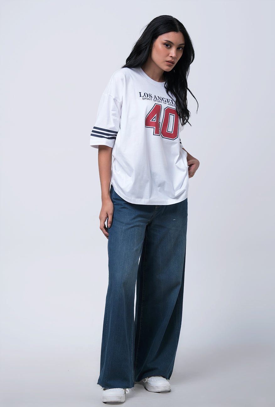 T-Shirt Oversized Nirina Offwhite
