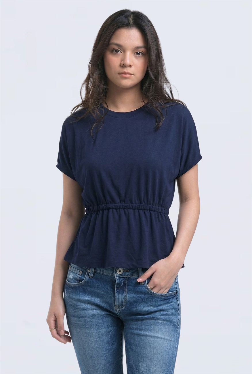T-Shirt Lengan Pendek Biff Navy